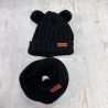 Gorro y cuello de bebé tejido CARILO