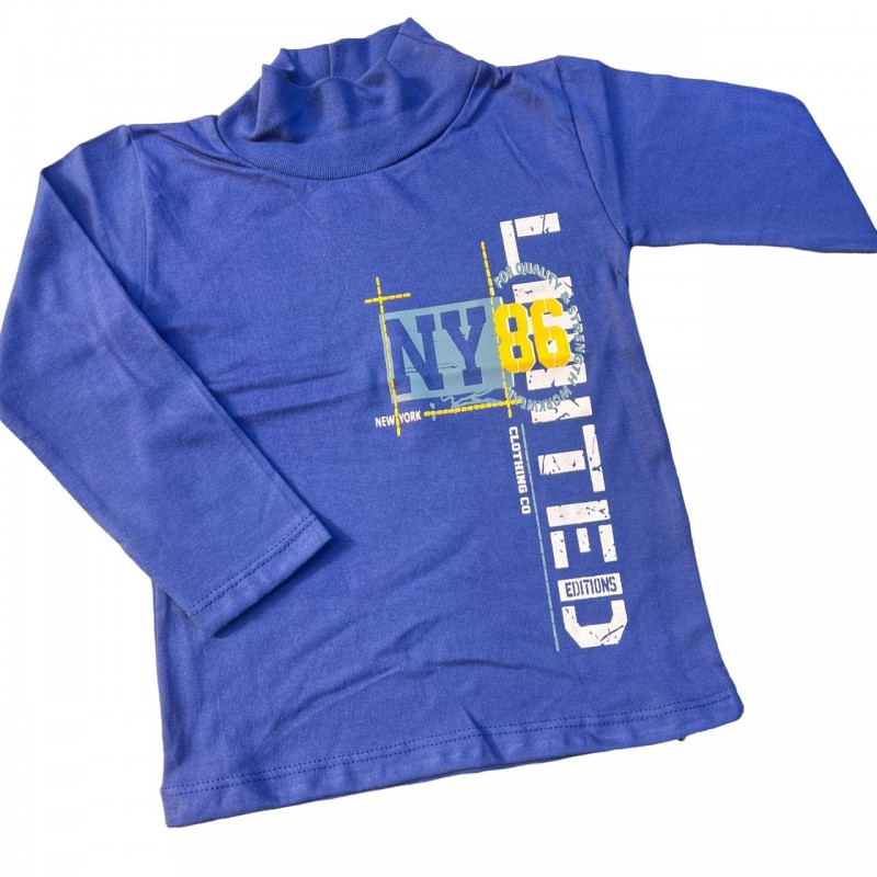 Remera media polera niños