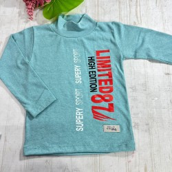 Remera media polera niños