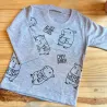 Remeras mangas largas CAPIBARA bebe