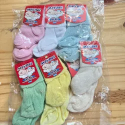 Medias recien nacido por docena | Ropa de bebé por mayor