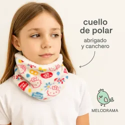 Bufanda cuello polar niños