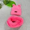 Gorro y cuello de bebé tejido CARILO