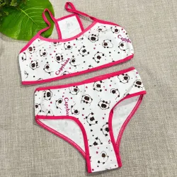 Conjunto juvenil bombacha +corpiño