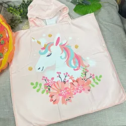 Toallon poncho infantil